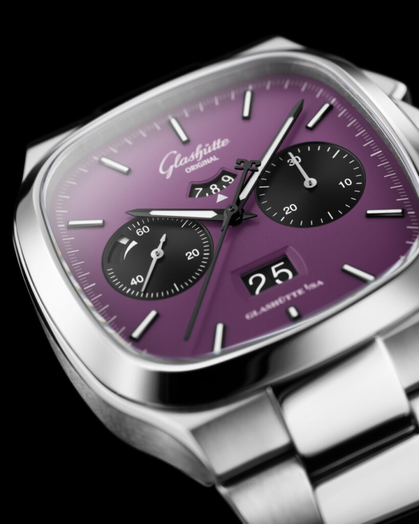Glashütte Original Seventies Panorama Date: futurismo cromatico 9 4 2